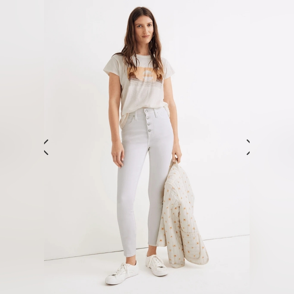Madewell 10" High-Rise Skinny Crop Jeans